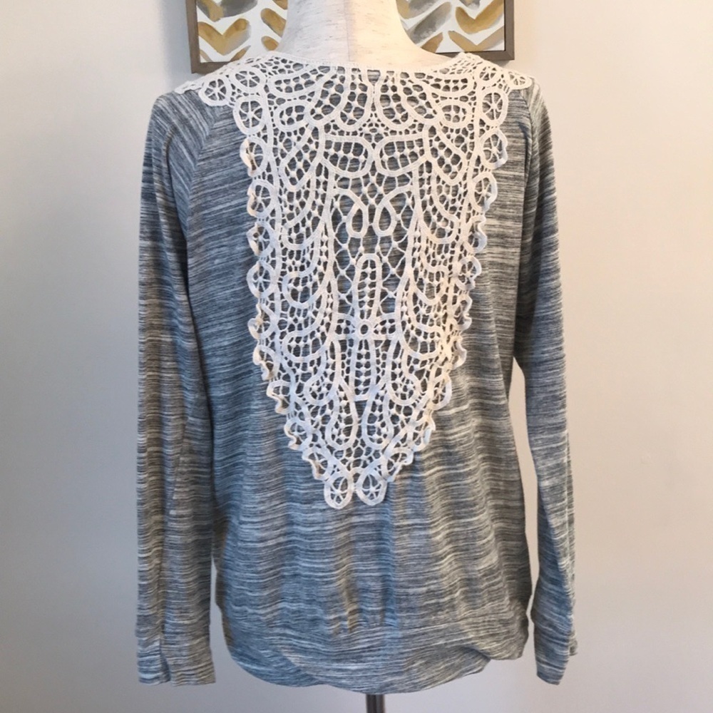 Le Lis heather lace embellished tunic